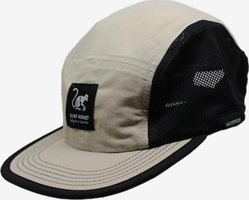 Surf Monkey Athletic Cap in Beige: front