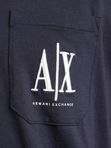 ARMANI EXCHANGE - Camisa em azul