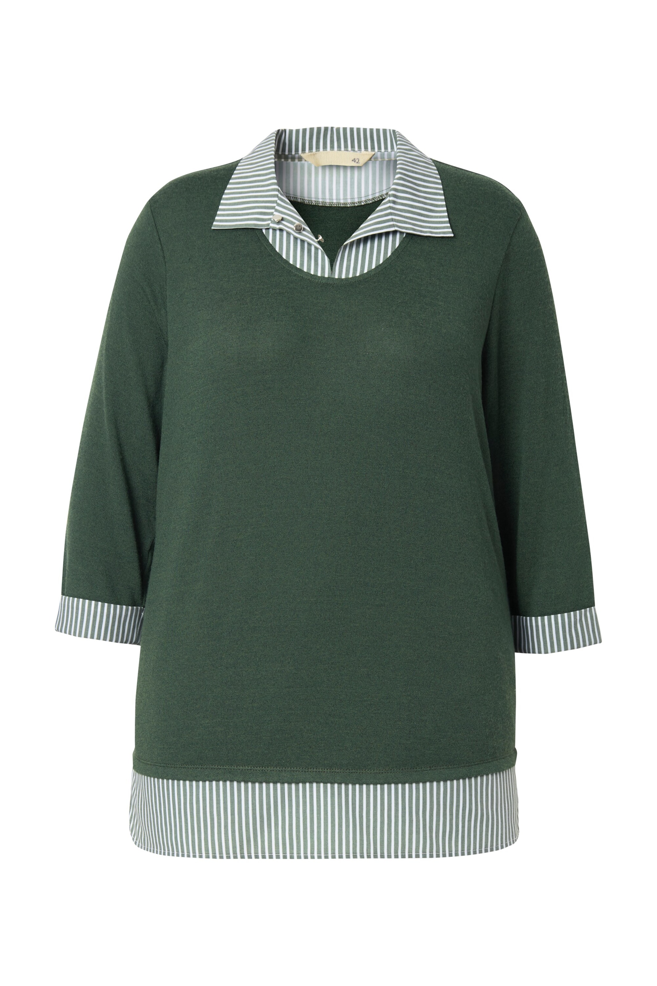 MIAMODA Pullover in Grün: Vorderseite