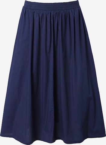 Ulla Popken Rok in Blauw: voorkant