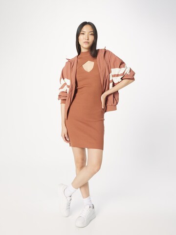 Urban Classics Knitted dress in Brown