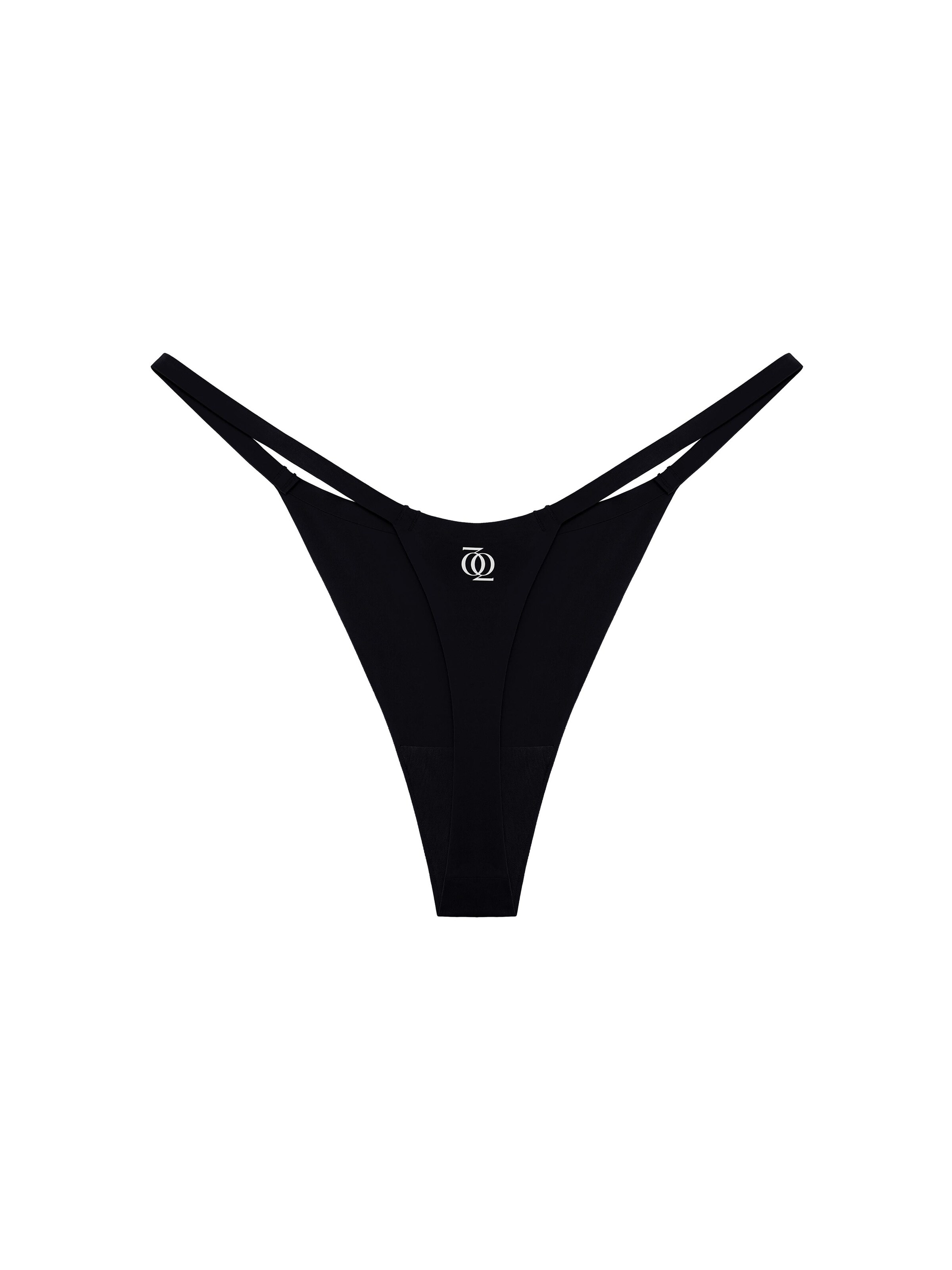 GOD SAVE QUEENS Stringi 'Second Skin G-String' w kolorze czarny: przód