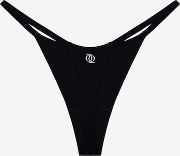 GOD SAVE QUEENS Stringi 'Second Skin G-String' w kolorze czarny: przód