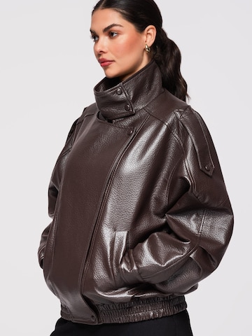 Ombre Between-season jacket in Brown