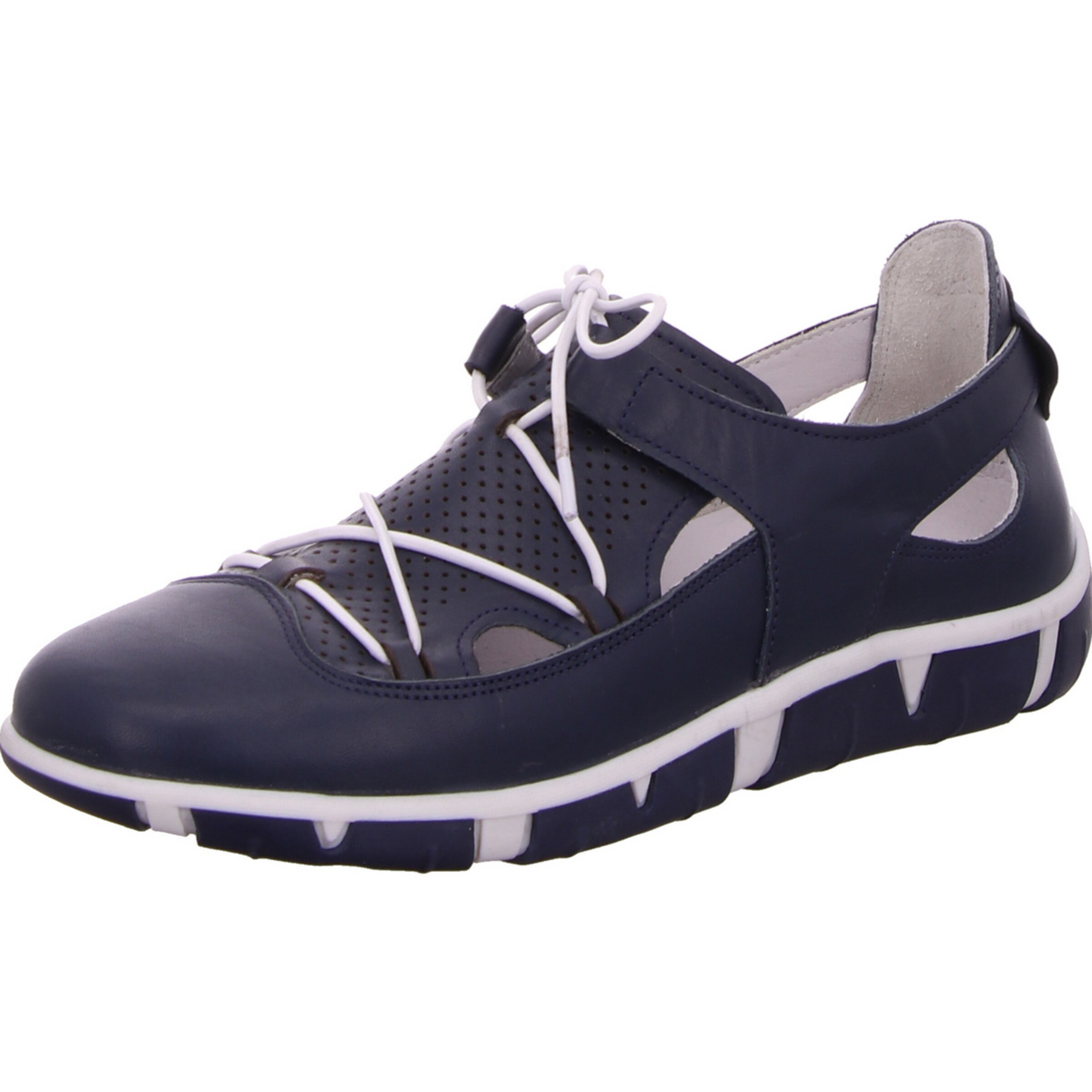 MANITU Slip-Ons in Blue: front