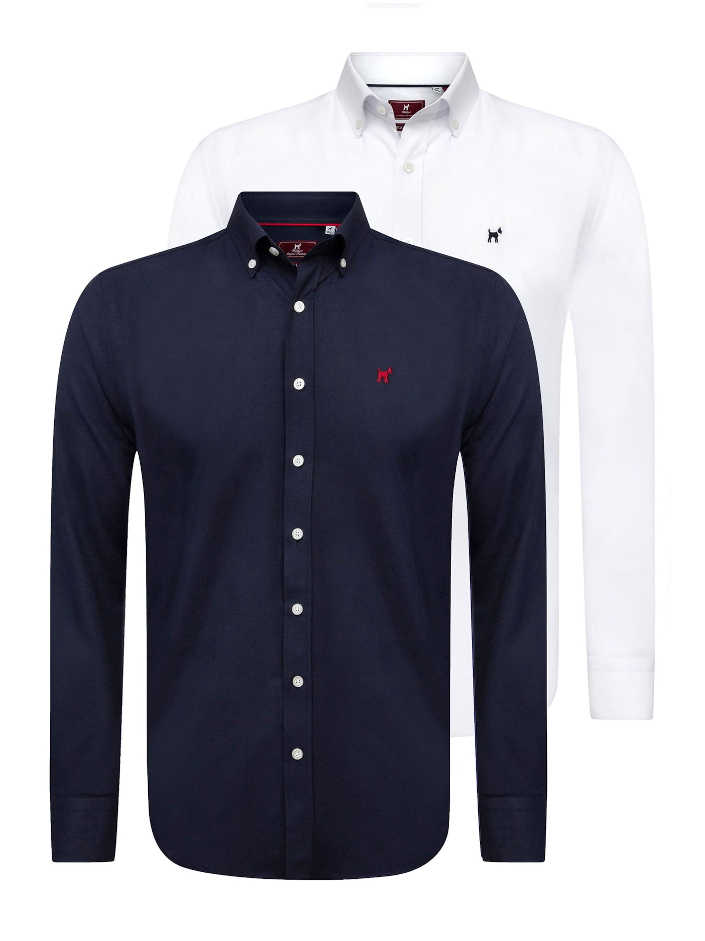 Williot Средняя посадка Рубашка в Синий: спереди