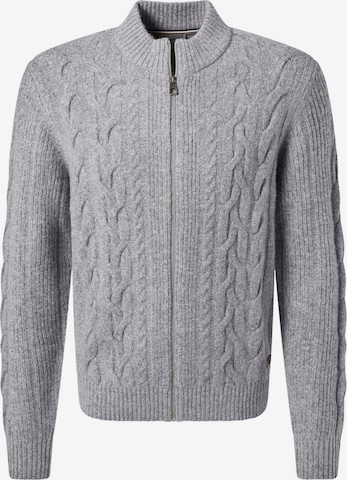 PIERRE CARDIN Strickjacke in Grau: Vorderseite