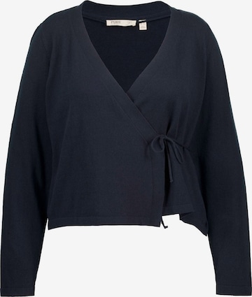 Cardigan Ulla Popken en noir : devant