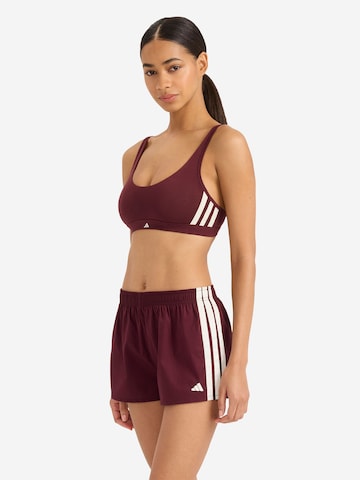 Loosefit Pantalon ' Sport Active Essentials Cotton 3 Stripes ' ADIDAS SPORTSWEAR en rouge