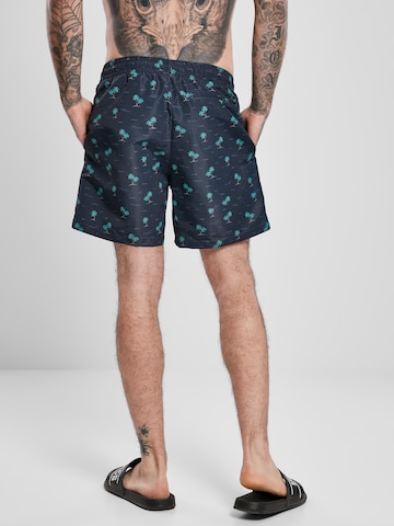 Urban Classics Zwemshorts in Blauw