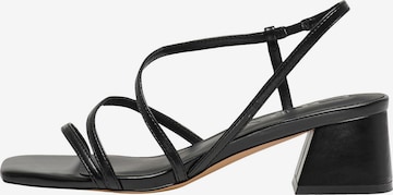 ONLY Sandalen met riem 'AYLIN' in Zwart: voorkant