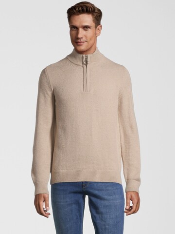 Pull-over Steffen Klein en beige : devant