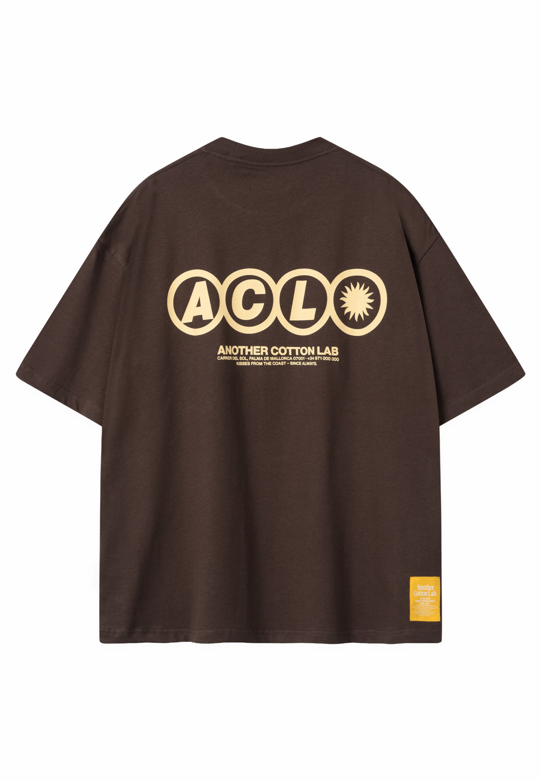 Maglietta 'Del Sol ' di Another Cotton Lab in marrone