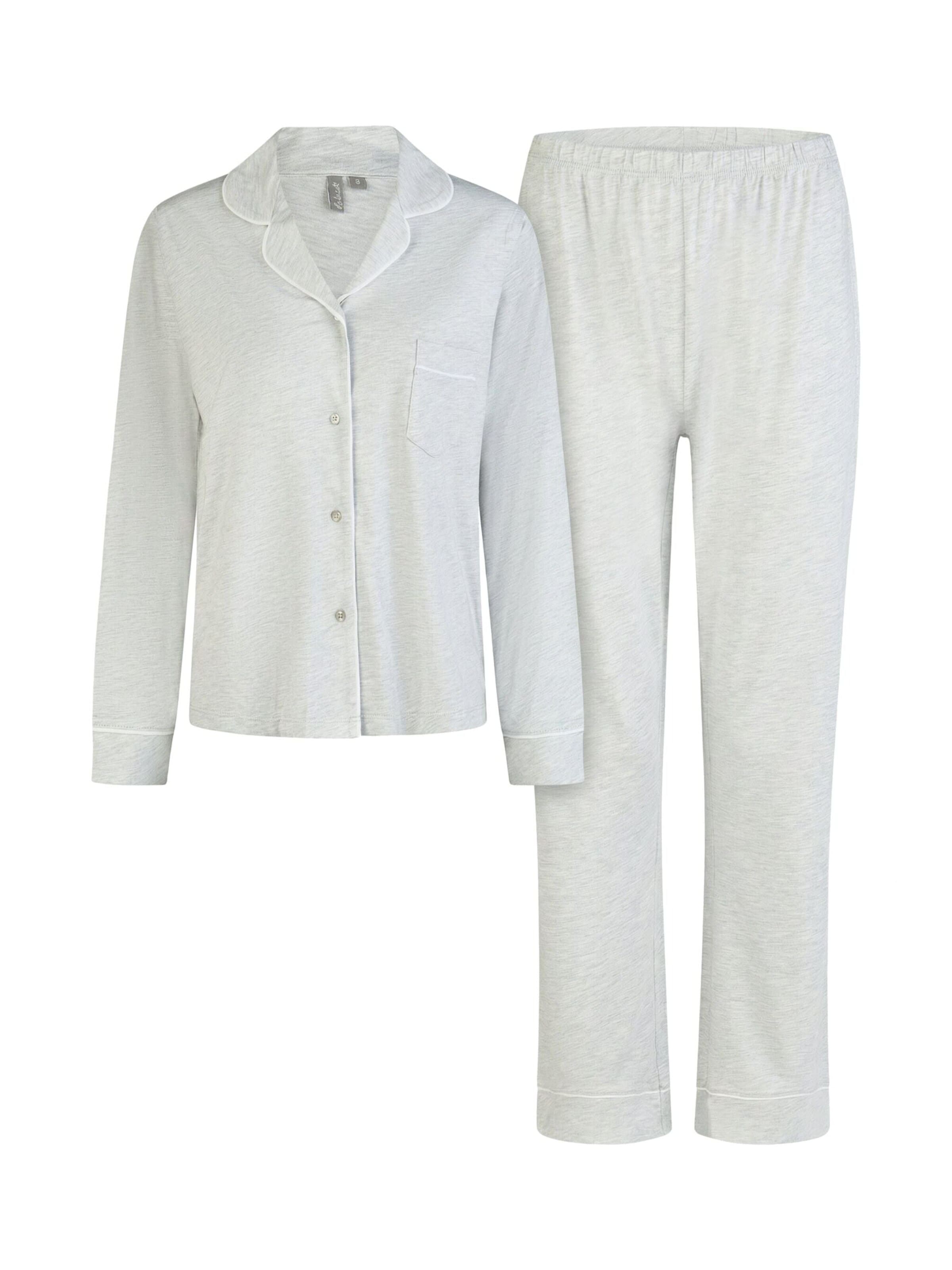 By Louise Pajama in Grey: front