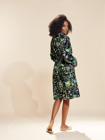 ESSENZA Long Bathrobe 'Steff Augustine' in Grey