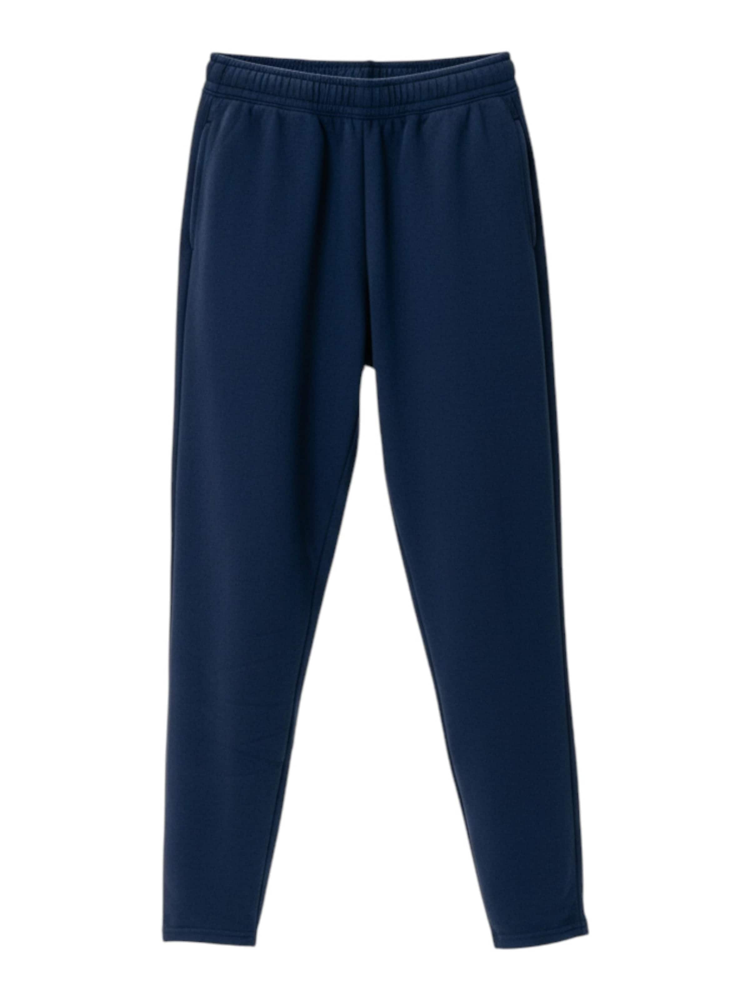TEESHOPPEN Tapered Pants in Blue: front