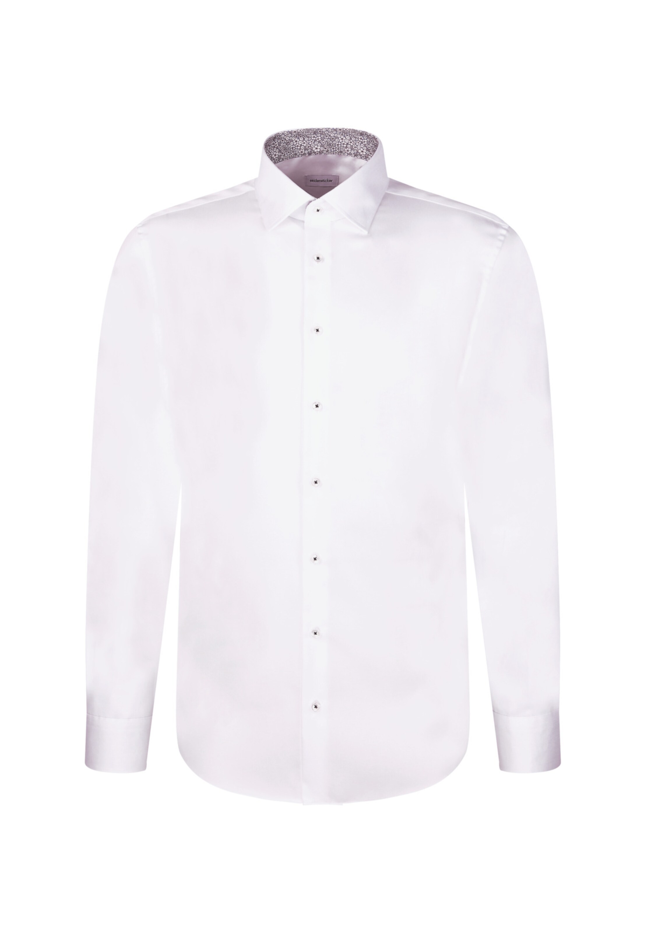 SEIDENSTICKER Slim fit Zakelijk overhemd 'Smart Classic' in Wit: voorkant