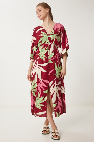 Happiness İstanbul Letnia sukienka w kolorze czerwony