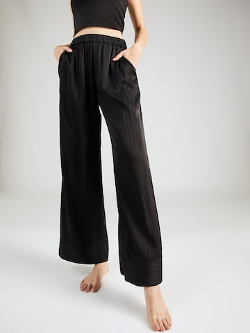 Pantaloncini da pigiama di Abercrombie & Fitch in nero: frontale