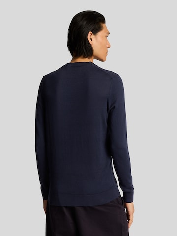 Lyle & Scott Trui 'Tonal Superfine' in Blauw