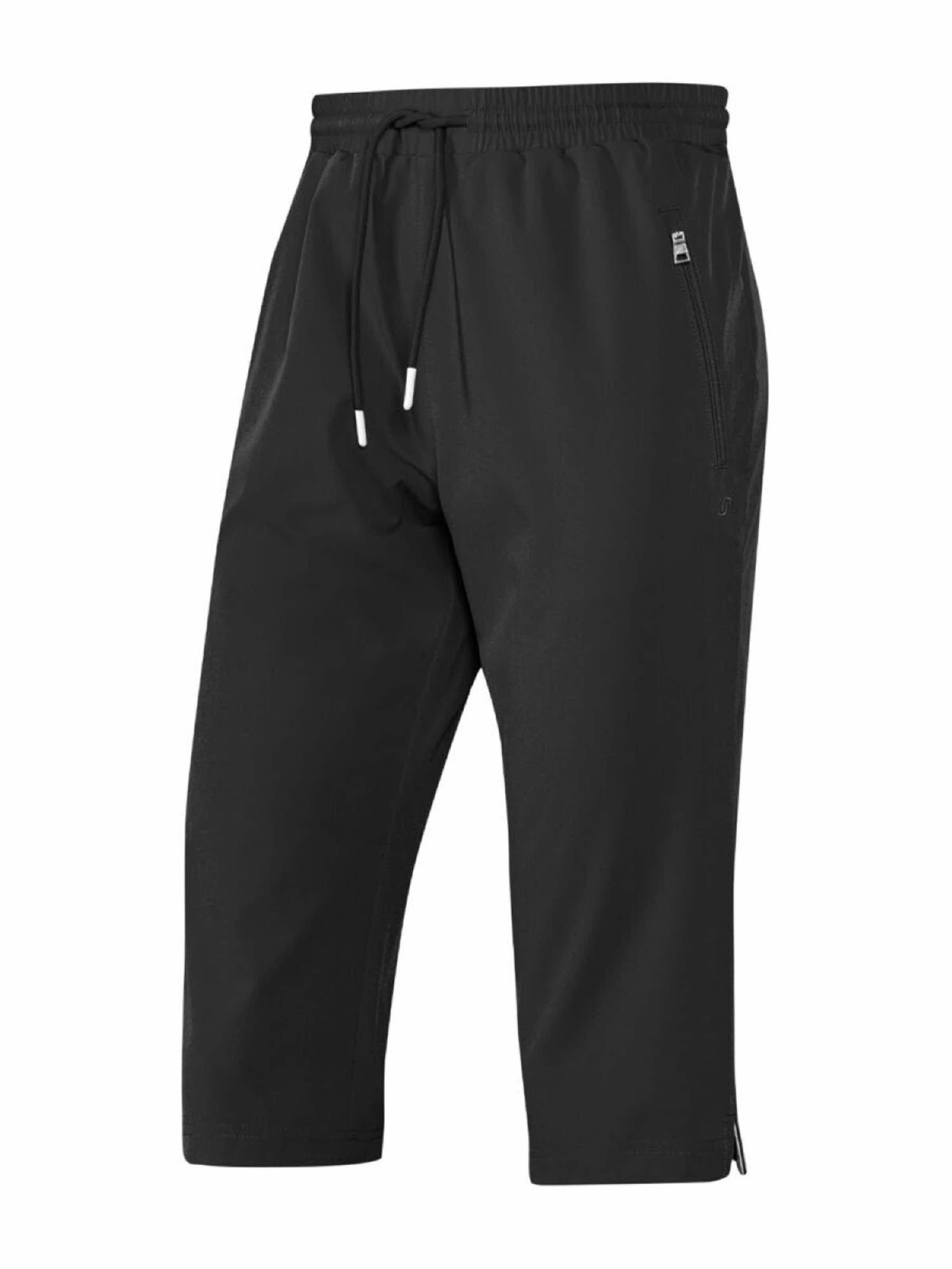 JOY SPORTSWEAR Slimfit Caprihose in Schwarz: Vorderseite