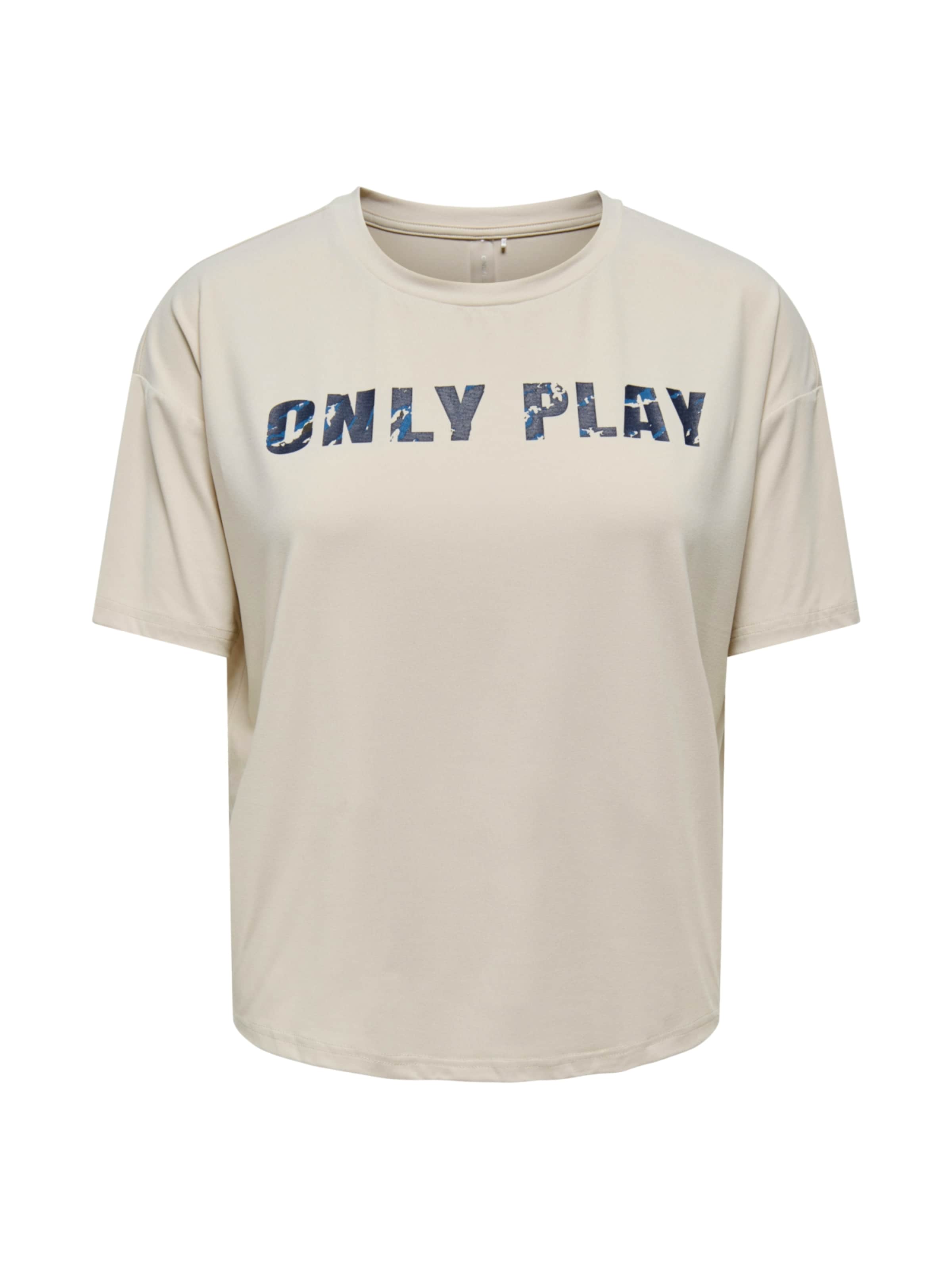 ONLY PLAY T-shirt fonctionnel 'Font' en L en beige, Vue avec produit