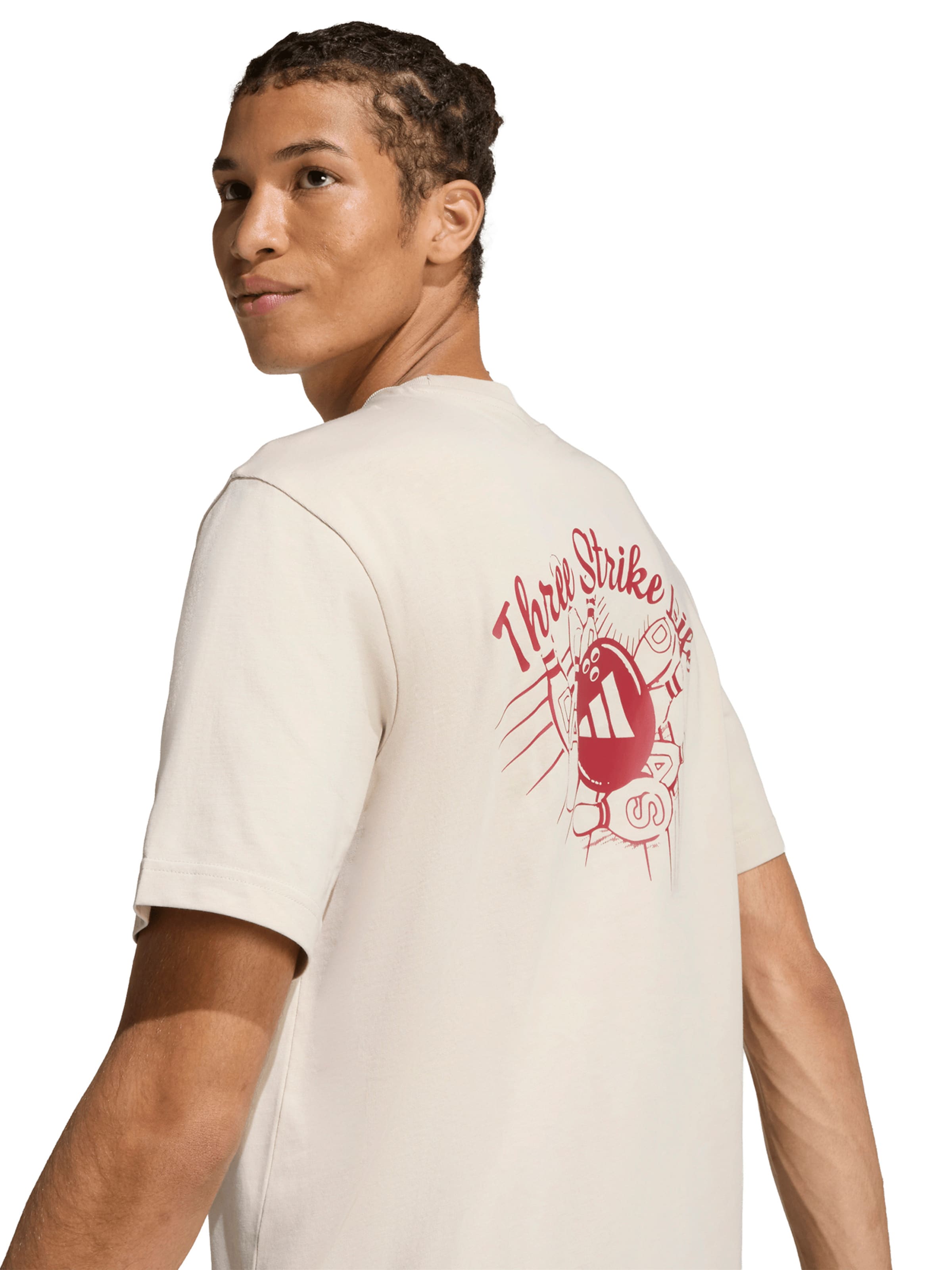 ADIDAS SPORTSWEAR Λειτουργικό μπλουζάκι σε μπεζ