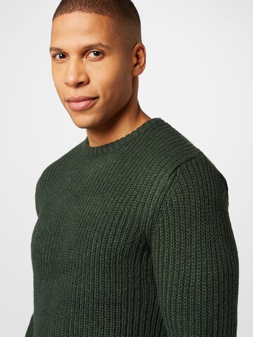 BRAVE SOUL Pullover 'BINARYN' in Grün