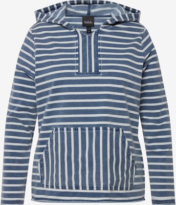 Ulla Popken Sweatshirt in Blauw: voorkant