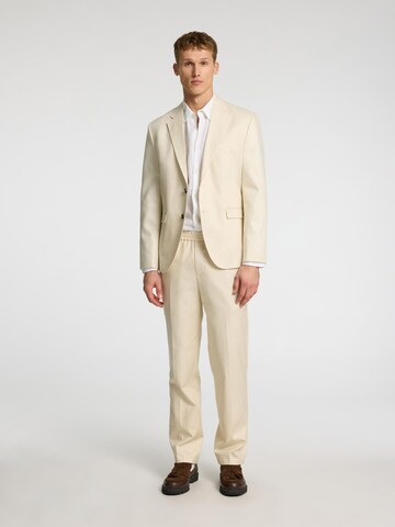 Regular Pantalon à pince SELECTED en beige