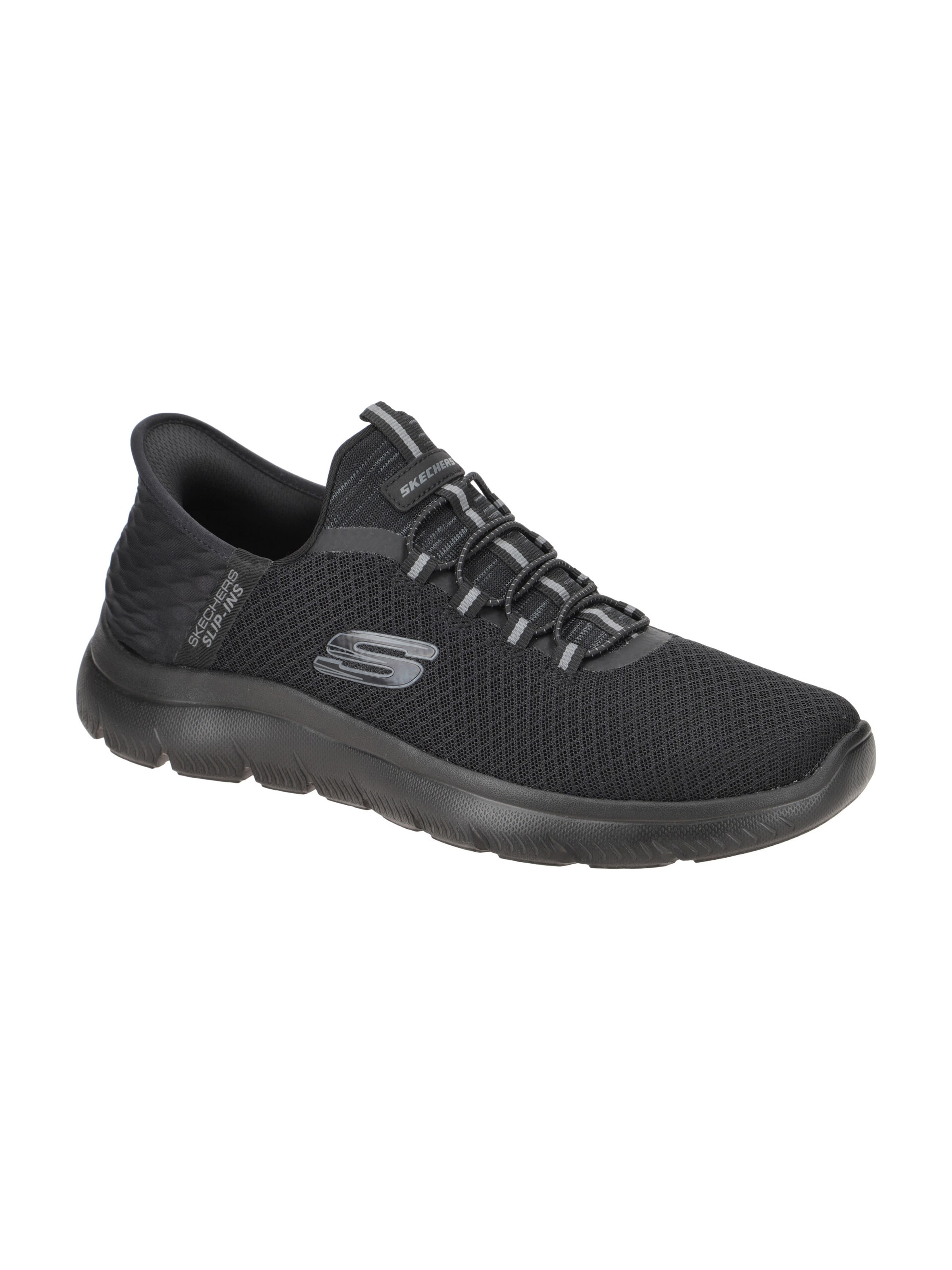 SKECHERS Hausschuh in Schwarz: Vorderseite