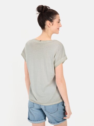 CAMEL ACTIVE T-Shirt aus softem Modal und Baumwolle in Grau