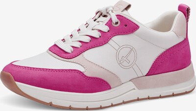 TAMARIS Zapatillas deportivas bajas en cyclam / rosa / blanco, Vista del producto