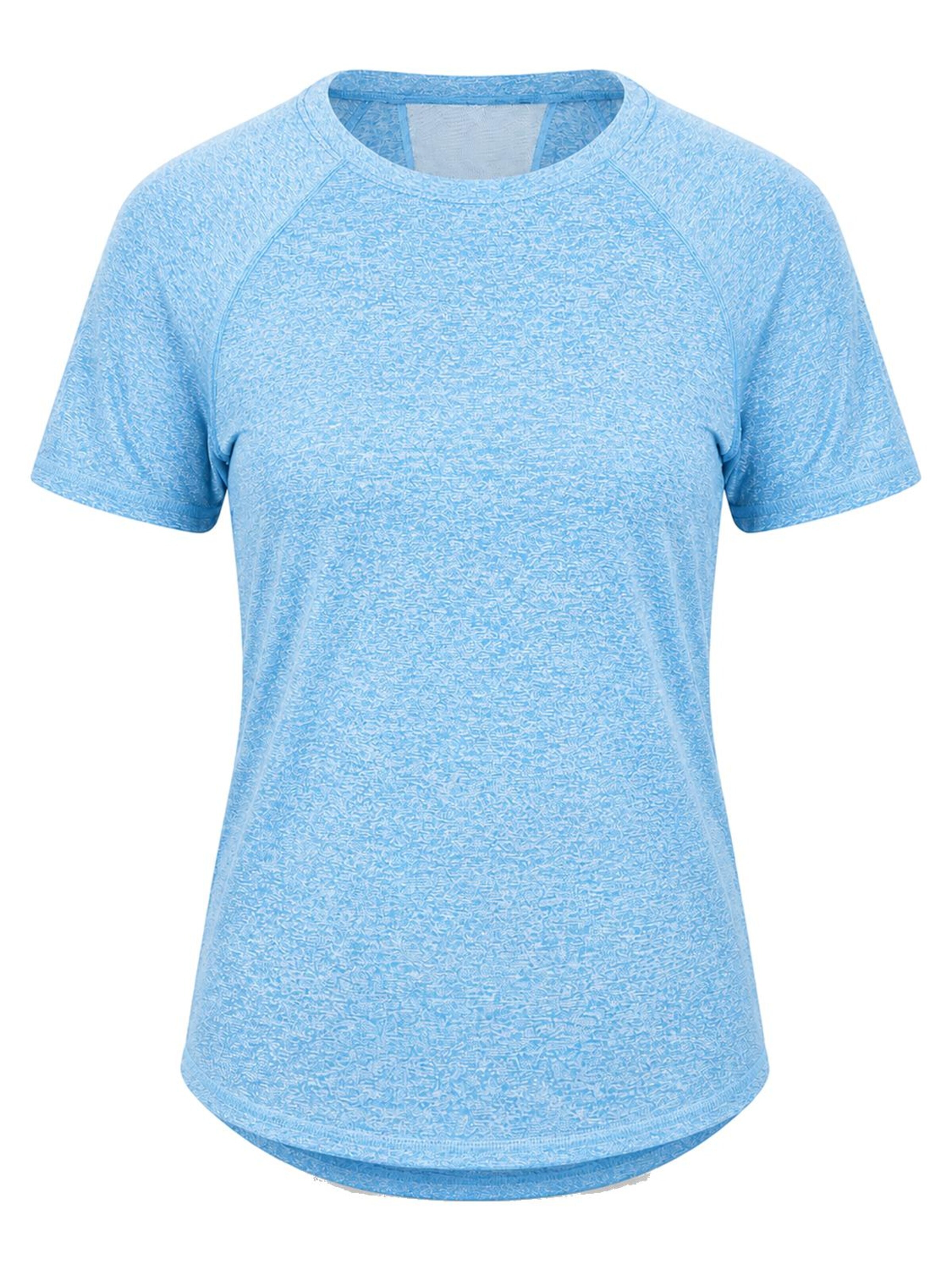 AOTTORI Performance Shirt in Blue: front