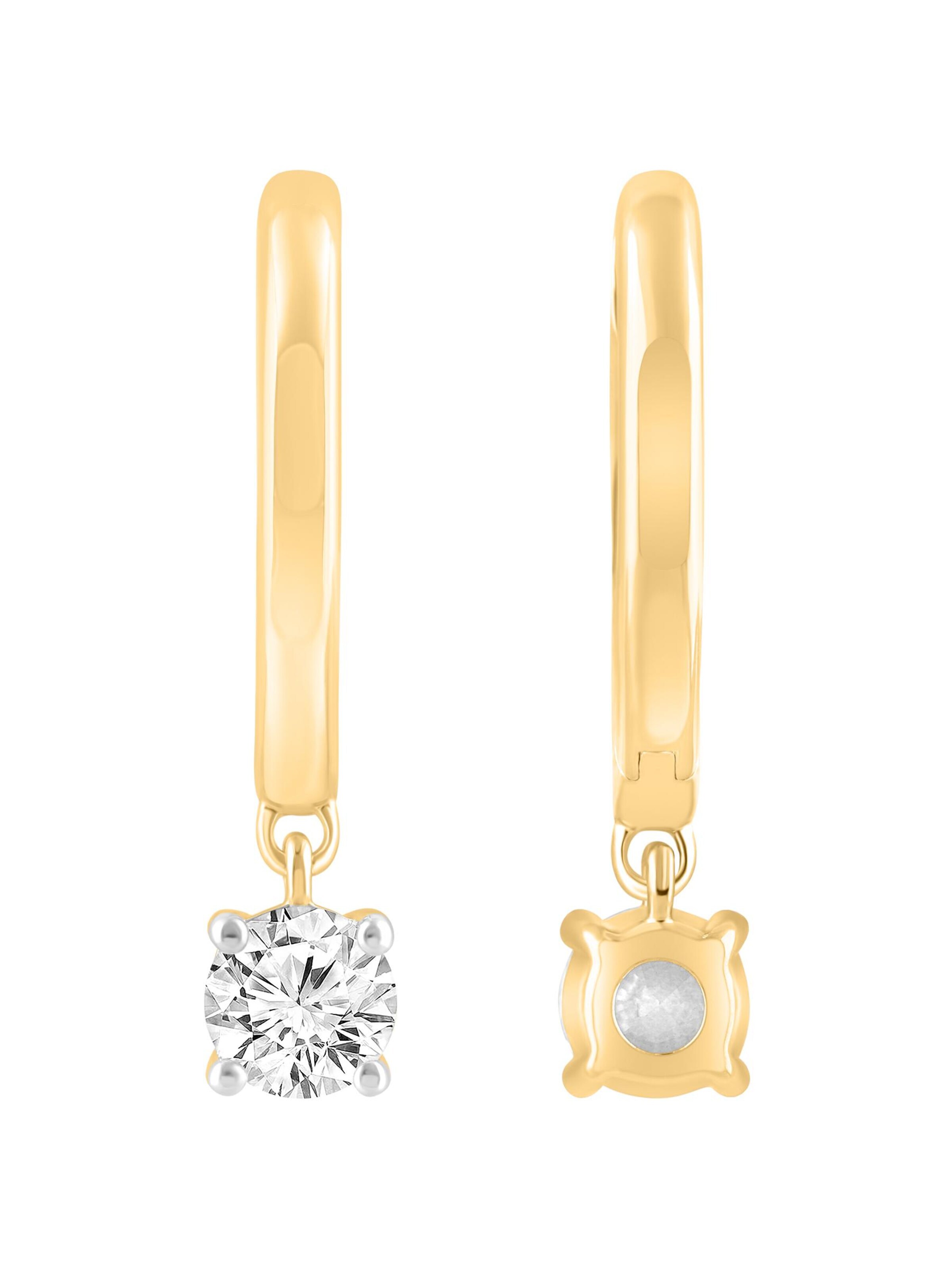 ETHISHER DIAMANTEN - Pendientes en oro
