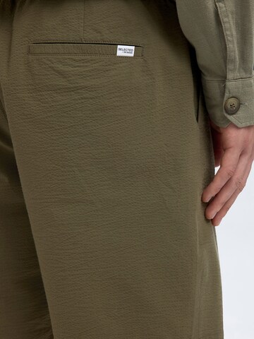 SELECTED HOMME - regular Pantalón chino 'SLHKarl' en verde