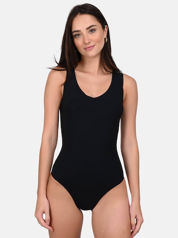 Bustieră Costum de baie întreg 'Soya' de la PAIN de SUCRE pe negru: față
