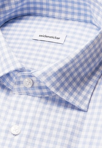 SEIDENSTICKER Regular fit Business shirt 'Schwarze Rose' in Blue