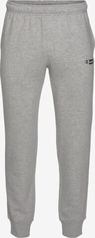 Effilé Pantalon Champion Authentic Athletic Apparel en gris : devant