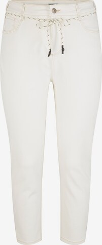 Tom Tailor Women + Regular Jeans 'Barrel' in White: front