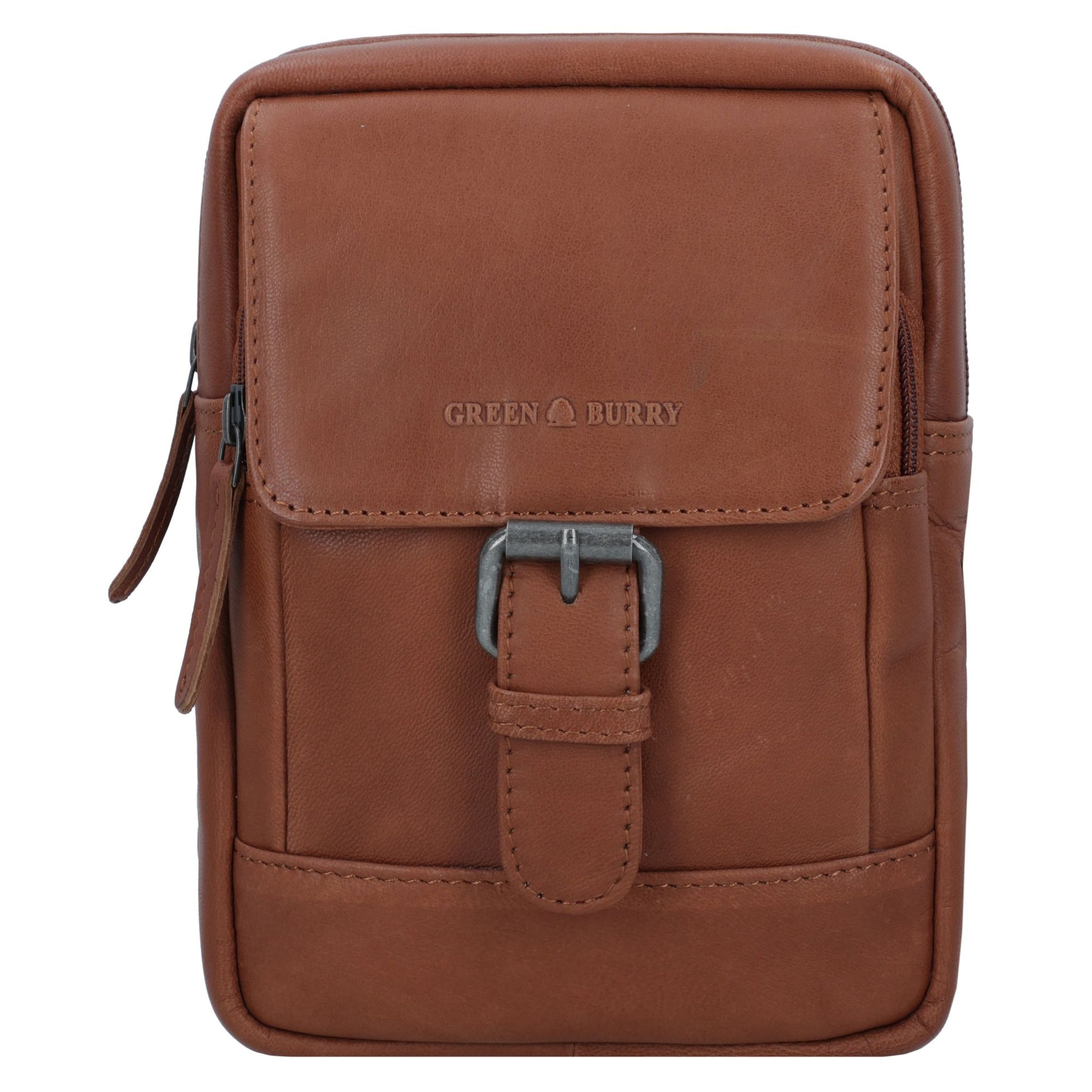 GREENBURRY Schoudertas 'Fiorentina' in Bruin: voorkant