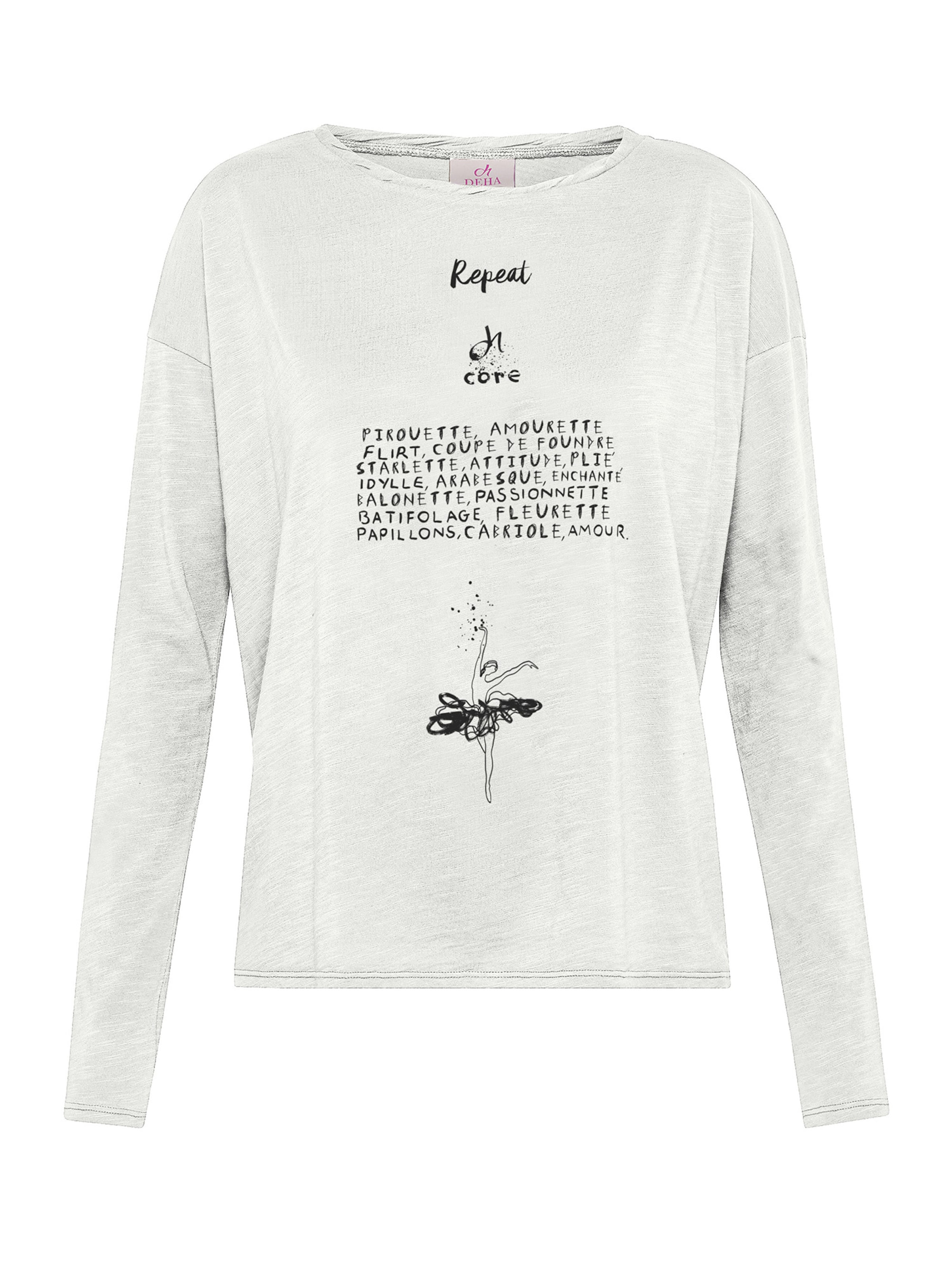 DEHA Shirt in Wit: voorkant