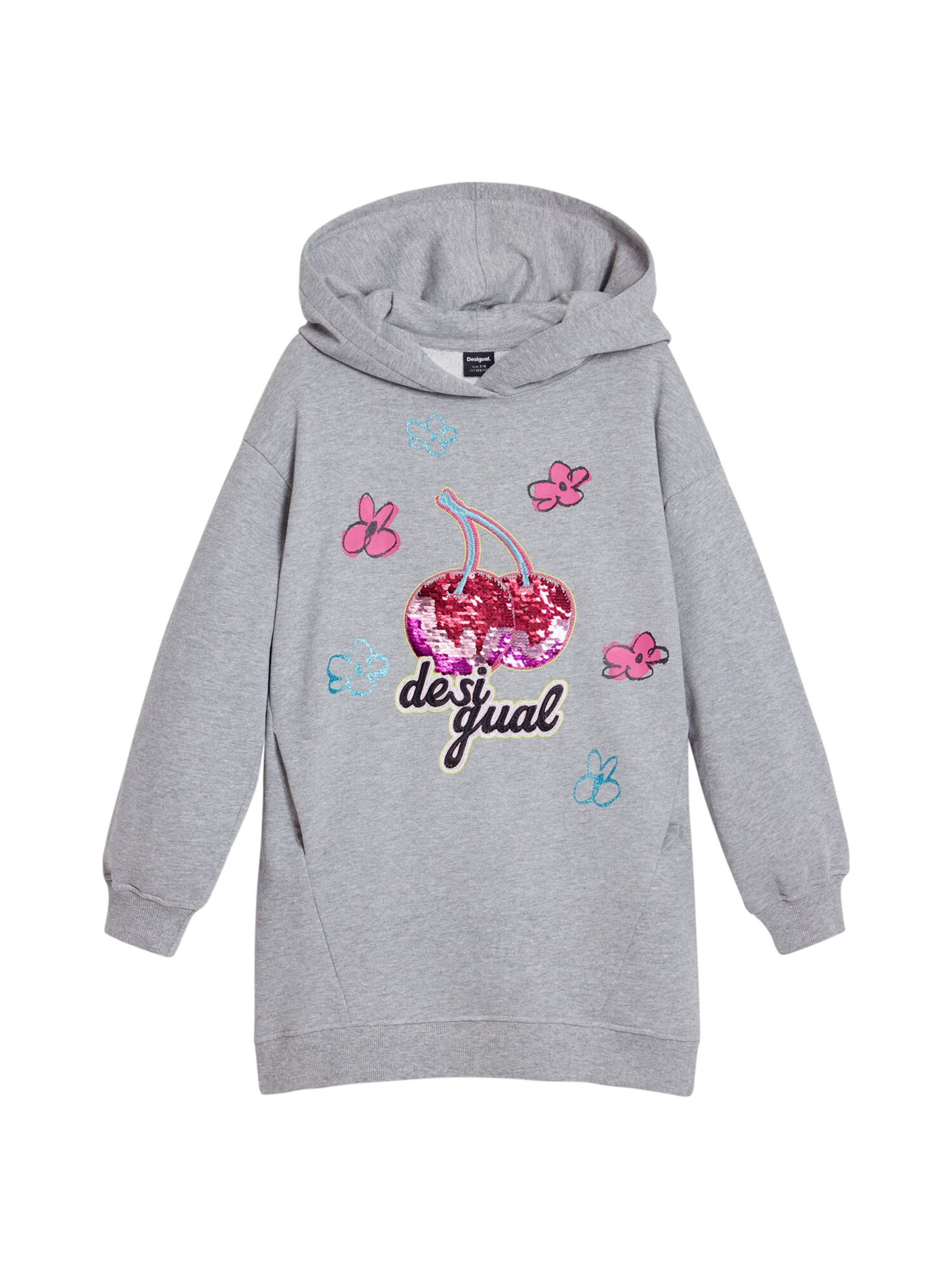 Desigual Kleit, värv hall: eest vaates