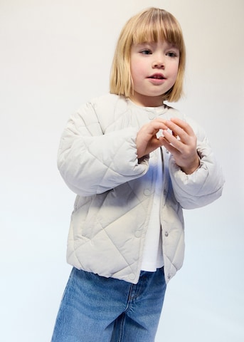 MANGO KIDS Between-Season Jacket 'Mar' in Grey: front