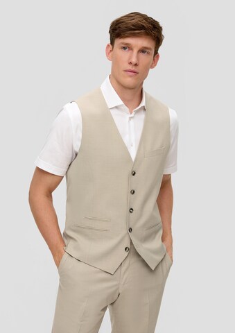 s.Oliver BLACK LABEL Suit vest in Beige: front