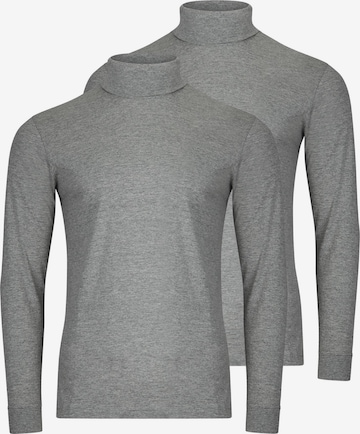 Ragman Shirt 'Basic' in Grey: front