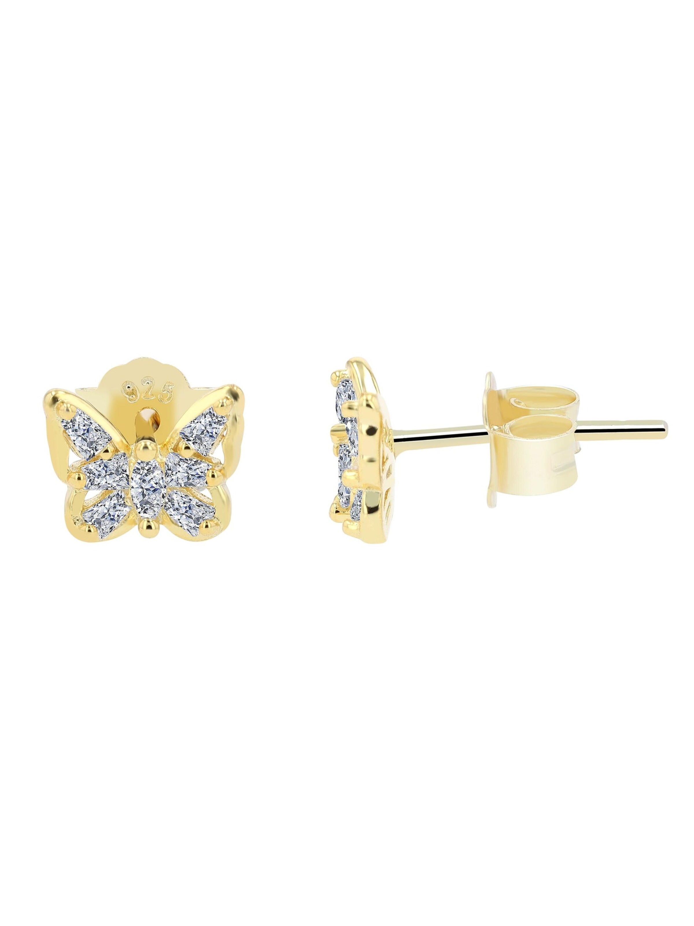 Akzent Earrings 'Sabela, 925 Sterlingsilber, langlebig' in Gold