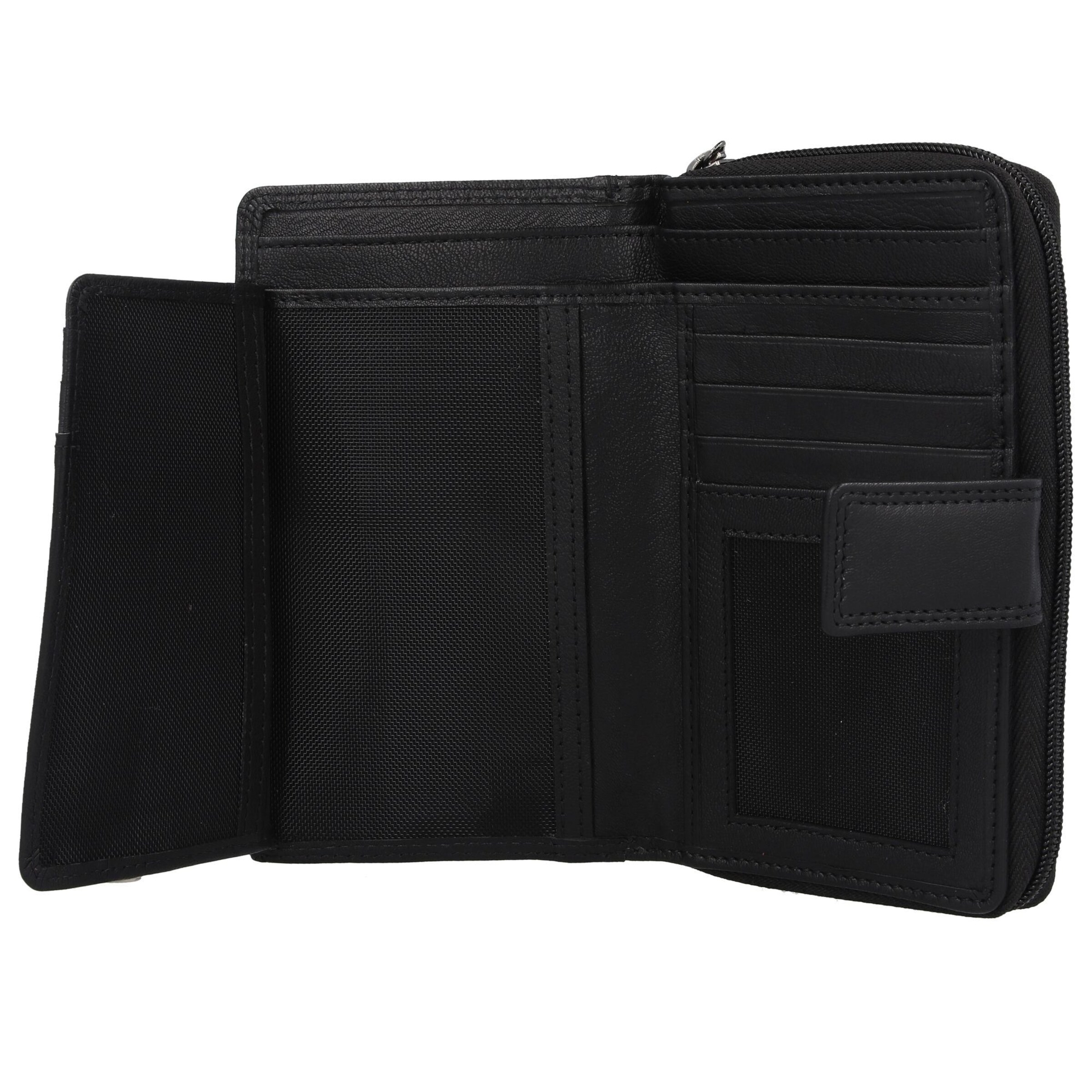 mano Portemonnee 'Donna Giulia' in Zwart