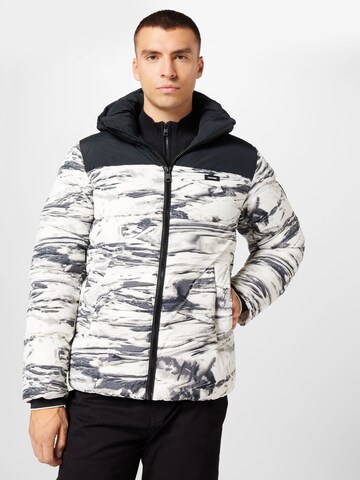 Calvin Klein - Parka de inverno em cinzento: frente