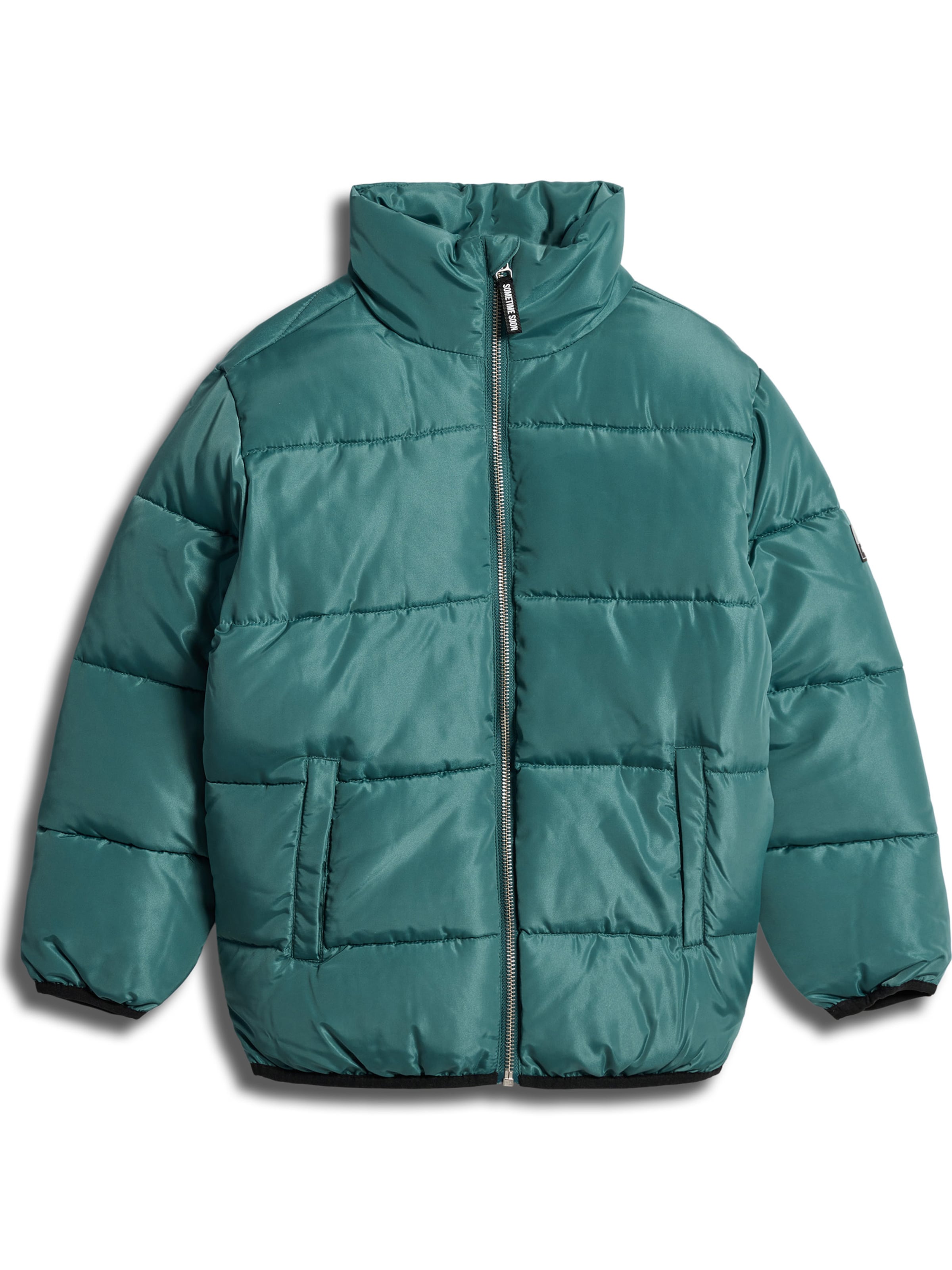 SOMETIME SOON Vinterjakke i grøn: forside